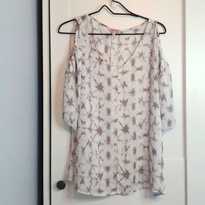 Cold Shoulder Juicy Couture Blouse XL